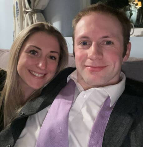 Glenda Trott daughter Laura Kenny with son-in-law Jason Kenny.